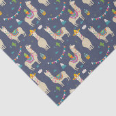 Feier-Lama-Muster Seidenpapier (Ausschnitt)