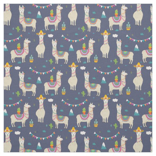 Feier-Lama-Muster Stoff (Muster)