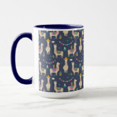 Feier-Lama-Muster Tasse (Links)