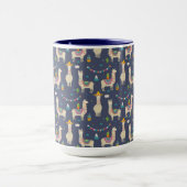 Feier-Lama-Muster Tasse (Zentrum)