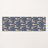 Feier-Lama-Muster Yogamatte (Vorderseite (Horizontal))