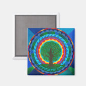 Feier-Mandala-Magnet Magnet (Vorderseite/Rückseite)