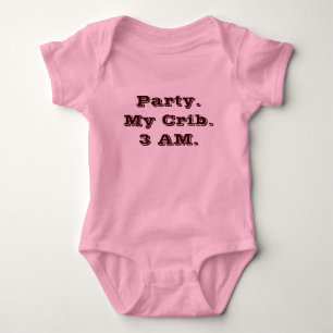 Feier. Mein Grill. 03.00 Uhr Baby Strampler