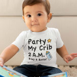 Feier. Mein Grill. 2.00 Uhr Baby T-shirt<br><div class="desc">Feier. Mein Grill. 2.00 Uhr bringen Sie eine Flasche!</div>