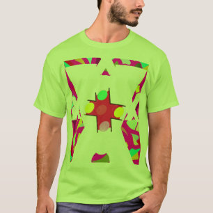 Feier mit einem ART-Mosaik-Design T-Shirt
