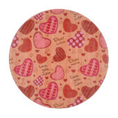 Feier-Muster der Mutter Tages Schneidebrett (Vorderseite)