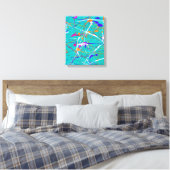Feier Nr. 2 Leinwanddruck (Insitu (Schlafzimmer))