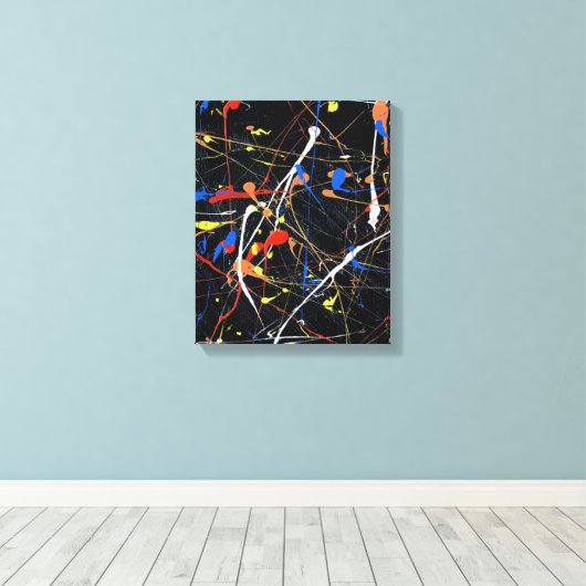 Feier Nr. 3 Leinwanddruck (Insitu (Holzboden))