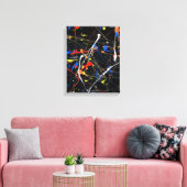 Feier Nr. 3 Leinwanddruck (Insitu (Wohnzimmer))