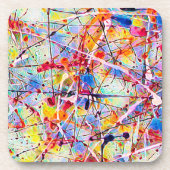 Feier Nr. 4 Getränkekarte Getränkeuntersetzer (Vorderseite)