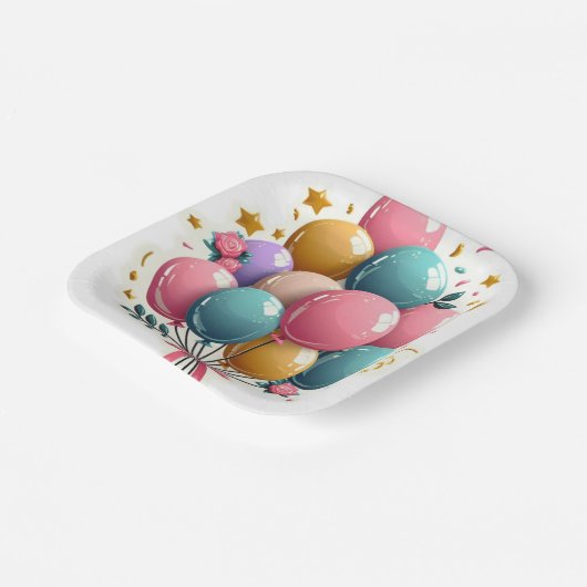 FEIER PAPPTELLER (Gewinkelt)