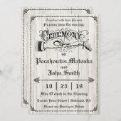 Feier Rustikale Hochzeit Einladung II (Vorne/Hinten)