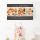 Feier seines Lebens Moderne einfache drei Fotos Banner (Insitu)