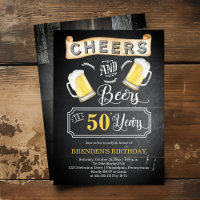 Feier und Biere bis 50 Jahre Geburtstagsparty