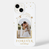 FEIER UND IMMER Hochzeit Magenta Celestial Foto Case-Mate iPhone Hülle (Rückseite)