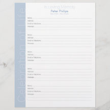 Feier von Life Binders Fillerseite blau