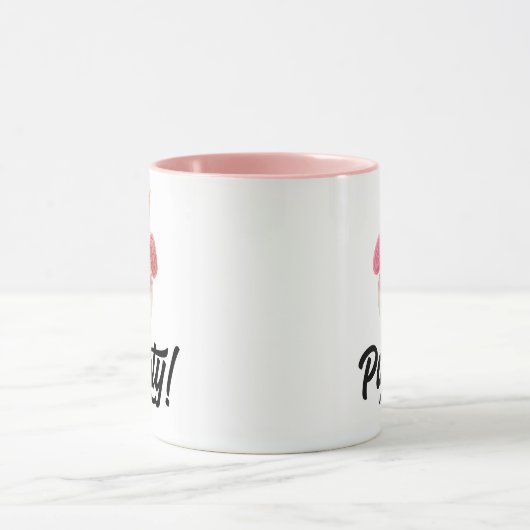 Feier! Wasserfarbe Llama Tasse (Zentrum)