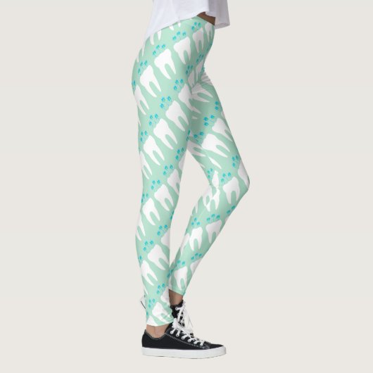 Feier-Zahn mit Kerzen Leggings (Rechts)