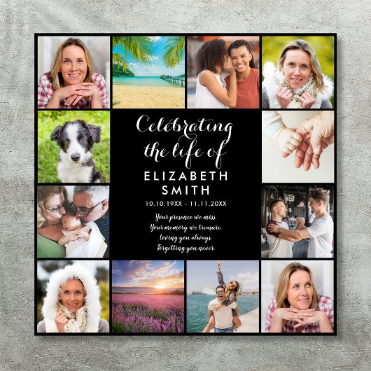 Feier zum 12. Foto-Sign Poster