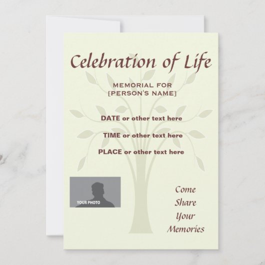 Feier zum 12x18 von Lebensgedanken Einladung (Vorderseite)