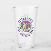 Feier zum 21. Geburtstag Glas (Rückseite)