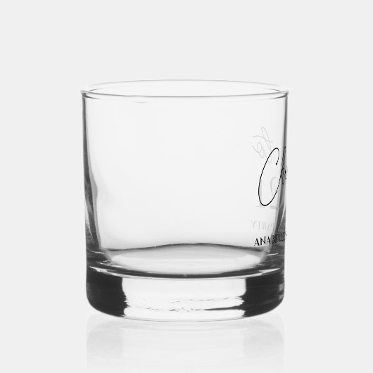 Feier zum 21. Geburtstag Whiskyglas (Rechts)