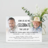 Feier zum 3. Foto Einladung (Stehend Vorderseite)