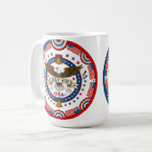 Feier zum 4. Juli Kaffeetasse (Vorderseite Links)
