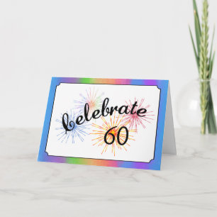 Feier zum 60. Jubiläum Karte