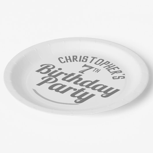 Feier zum 7. Geburtstag der Teller (Schrägansicht)