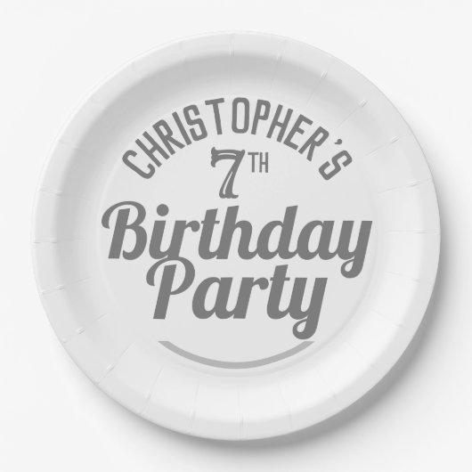 Feier zum 7. Geburtstag der Teller (Vorderseite)