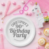 Feier zum 90. Geburtstag Pappteller (Party)
