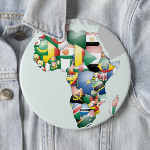 Feier zum afrikanischen Diversity: Farben Afrikas Button