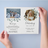 Feier zum Flyer des Programms zur Beerdigung von L (Hand)