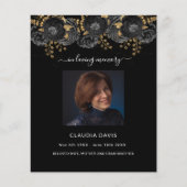 Feier zum Foto der Beerdigung (Vorderseite)