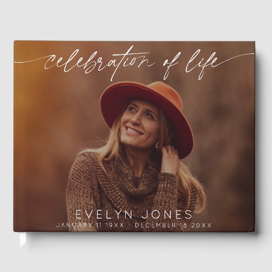 Feier zum Foto der Lebenskritik Gästebuch (Vorderseite)