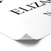 Feier zum Foto der Roten Rosen des Lebens Poster (Ecke)