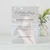 Feier zum Foto des Lebens Einladung (Stehend Vorderseite)