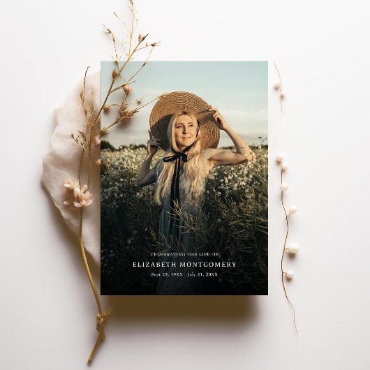 Feier zum Foto des Lebensdenkmals Einladung