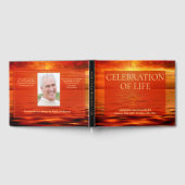 Feier zum Foto des Sonnenuntergangs im Ozean Gästebuch (Voll)