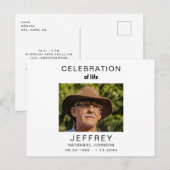 Feier zum Foto Postkarte (Vorne/Hinten)