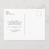 Feier zum Foto Postkarte (Rückseite)