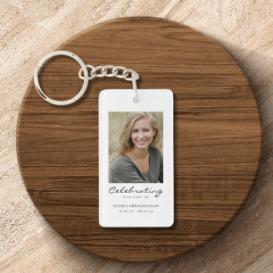 Feier zum Gedenken an das Foto des Lebens Schlüsselanhänger