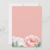 Feier zum Gedenken an das Leben Rosa Botanisch Einladung (Rückseite)