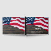 Feier zum Gedenken an die amerikanische Flagge Gästebuch (Voll)