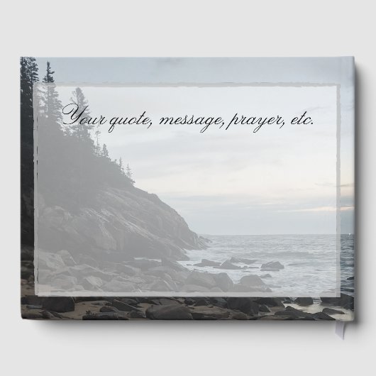 Feier zum Gedenken an die Lebensküste Gästebuch (Rückseite)