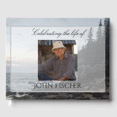 Feier zum Gedenken an die Lebensküste Gästebuch (Vorderseite)