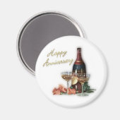 Feier zum glücklichen Jahrestag Magnet (Vorderseite/Rückseite)