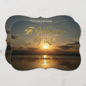 Feier zum Leben Einladung (Vorne/Hinten)