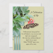 Feier zum Leben Einladung (Vorderseite)